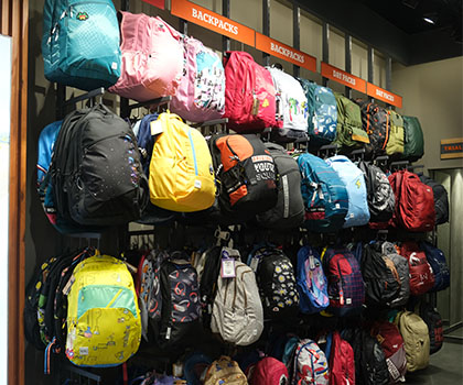Wildcraft bag showroom top